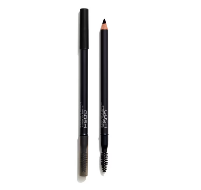 Gosh, Gosh, Eyebrow Cream Pencil & Brush 2-In-1, 02, Black, 1.2 g - Feel You
