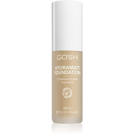 Gosh, Hydramatt, Matte, Liquid Foundation, 004N, Light Neutral, SPF 15, 30 ml - Feel You
