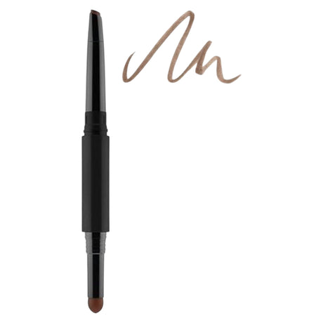 Gosh, Long Lasting, Double, Eyebrow Cream Pencil, 002, Brown, 0.5 g - Feel You