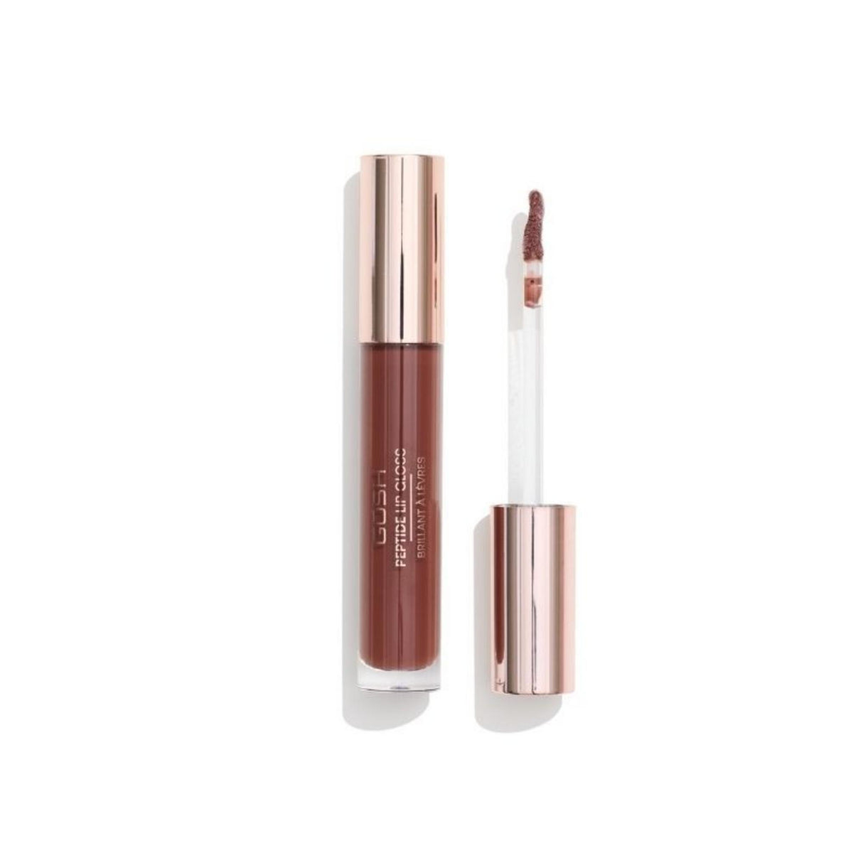 Gosh, Peptide, Vegan, Shine, Lip Gloss, 006, Brownie, 7 ml - Feel You