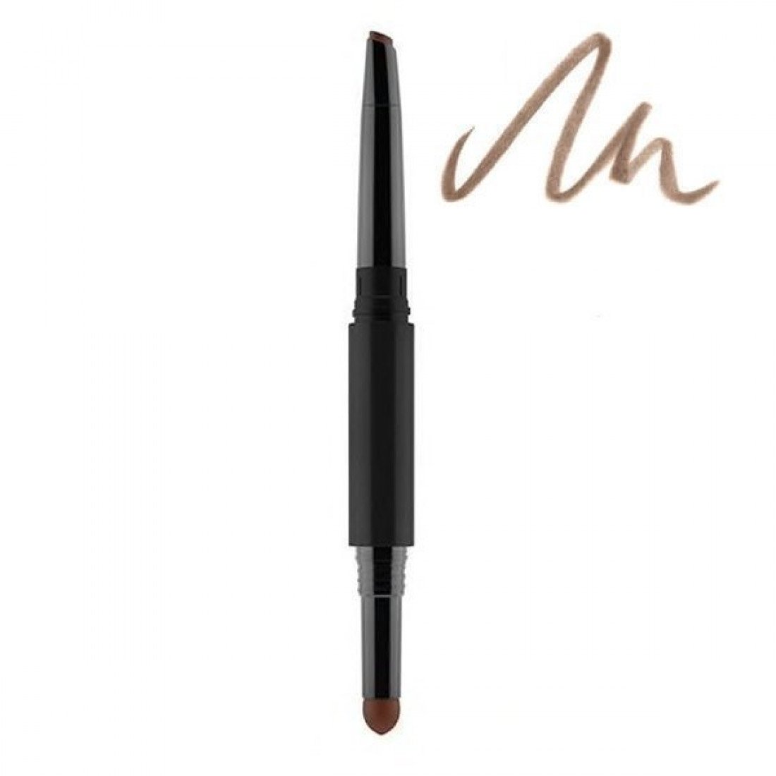 Gosh, Shape & Fill, Double, Eyebrow Cream Pencil, 002, Greybrown, 0.5 g - Feel You