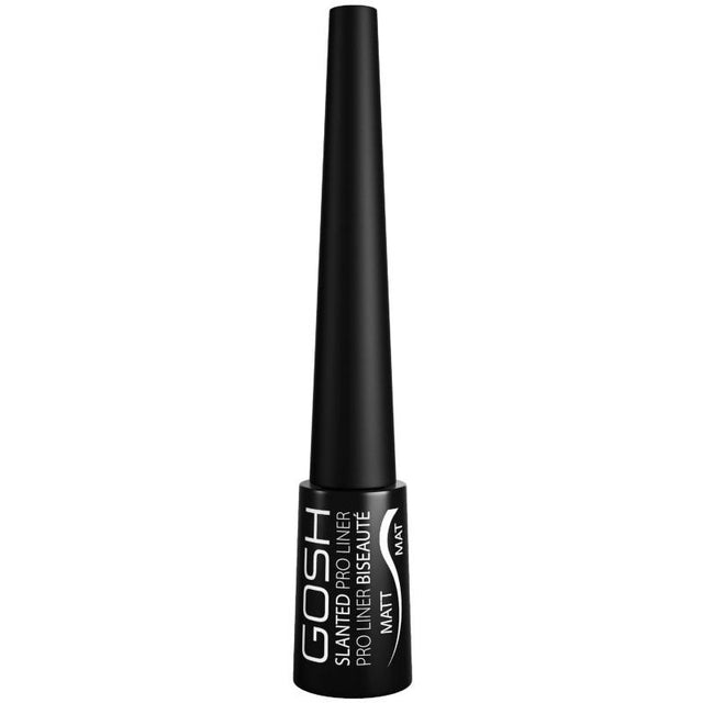 Gosh, Slanted Pro, Liquid Eyeliner, 002, Matte Black, 3 ml - Feel You