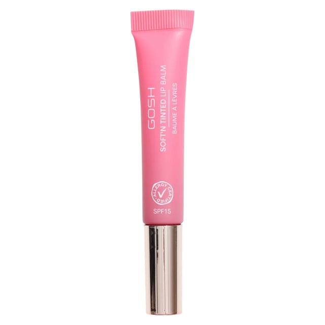 Gosh, Soft'n Tinted, Vegan, Hydrates, Lip Balm, 005, Pink Rose, SPF 15, 8 ml *Tester - Feel You