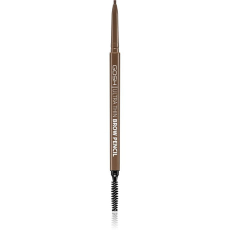 Gosh, Ultra Thin, Eyebrow Cream Pencil & Brush 2-In-1, 002, Grey Brown, 0.09 g - Feel You