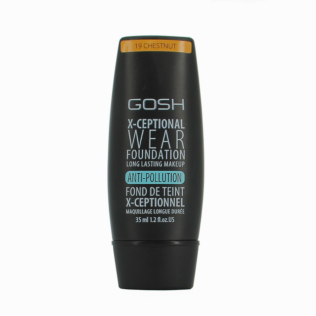Gosh, X-Ceptional Wear, Vitamin E, Long Lasting, Cream Foundation, 19, Chestnut, 30 ml - Feel You