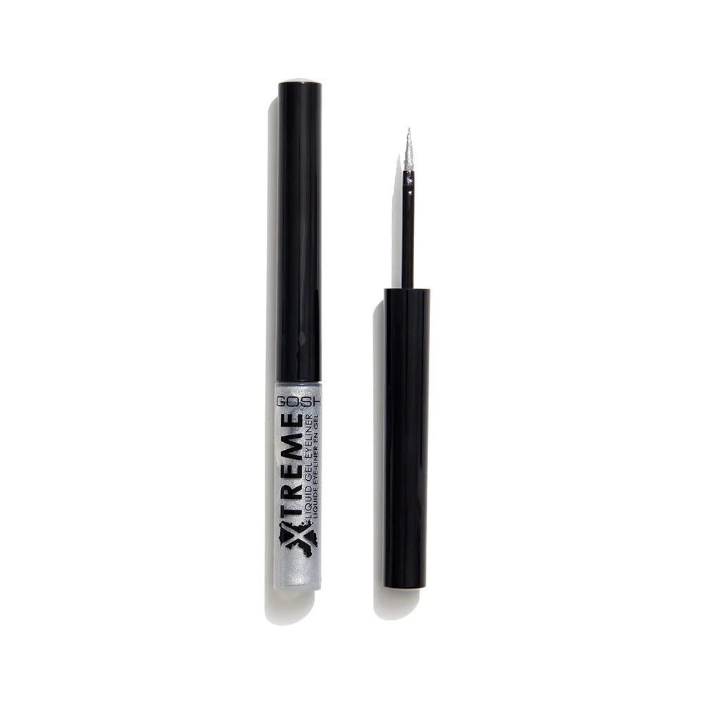 Gosh, Xtreme, Waterproof, Liquid Eyeliner, 004, Silver, 1.7 ml *Tester - Feel You