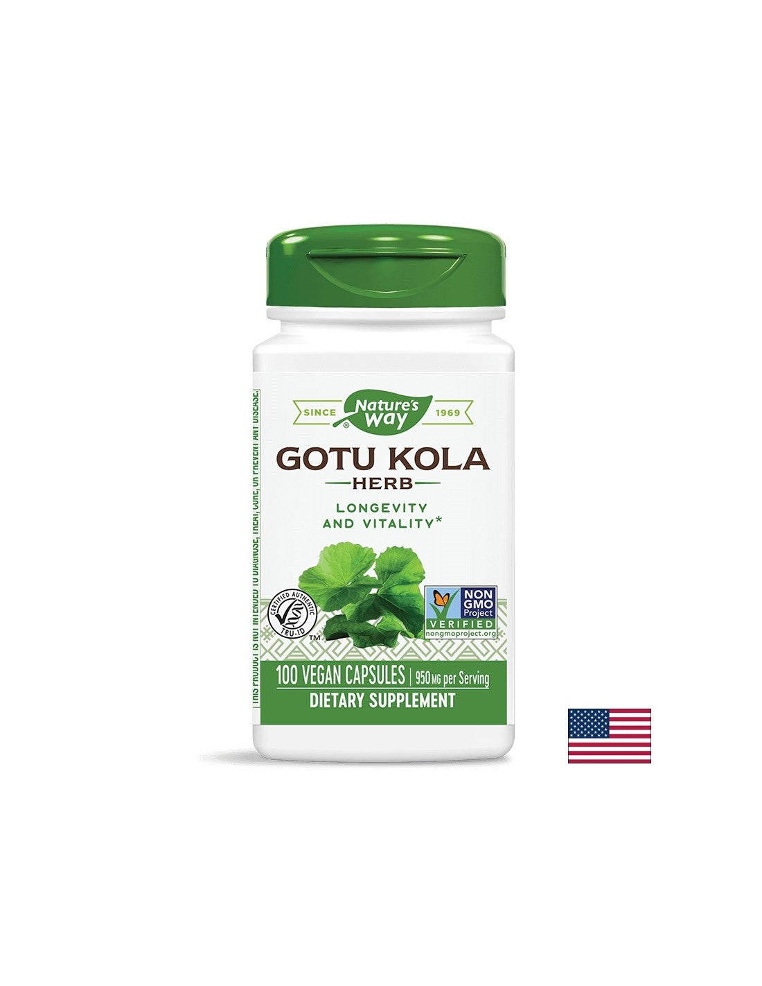 Gotu Kola 475 mg - 100 капсули - Feel You