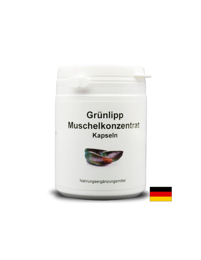 Grünlipp Muschelkonzentrat - Зеленоуста мида 500 mg, 120 капсули Karl Minck - Feel You