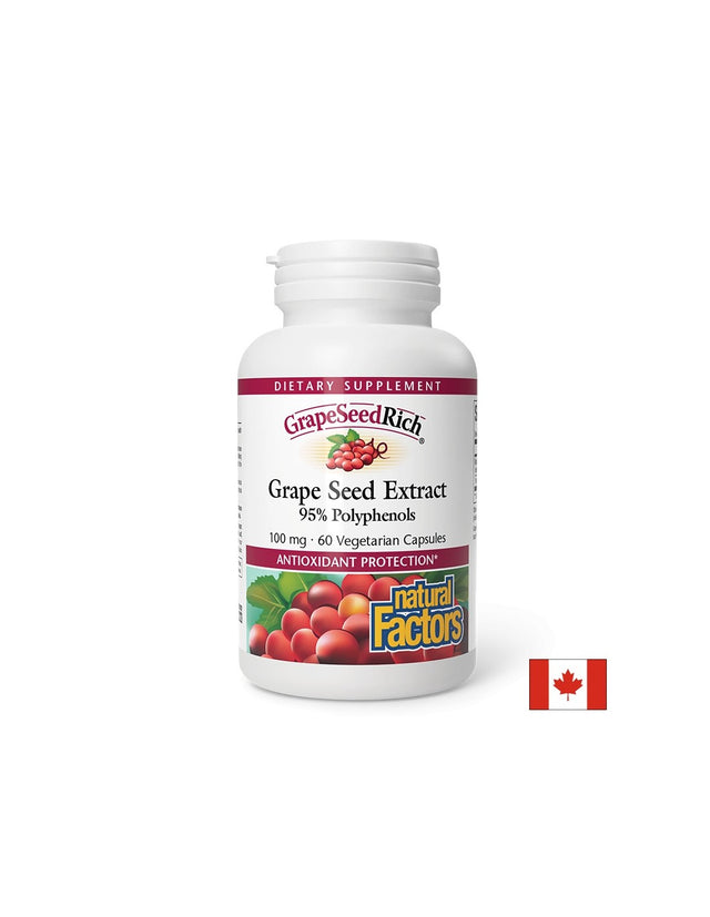 GrapeSeedRich | Grape Seed Extract 100 mg - 60 капсули - Feel You