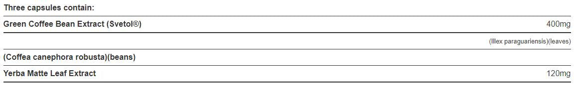 Green Coffee Bean Extract 400 mg / Svetol - 42 капсули - Feel You