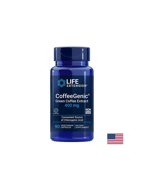 Green Coffee Extract CoffeeGenic®/ Зелено кафе 400 mg х 90 капсули - Feel You