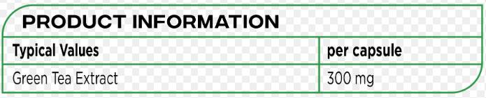 Green Tea 300 mg - 100 капсули - Feel You