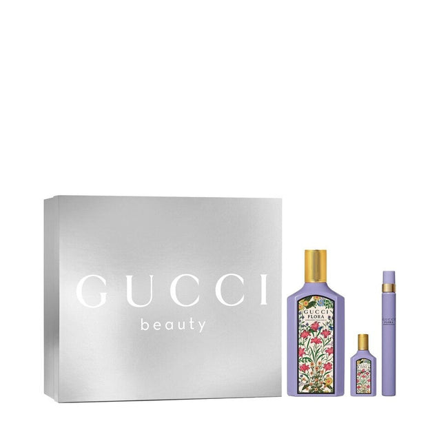 Gucci - Flora Gorgeous Magnolia Gift Set EDP 100 ml, miniature EDP 10 ml and miniature EDP 5 ml - 100ml - Feel You