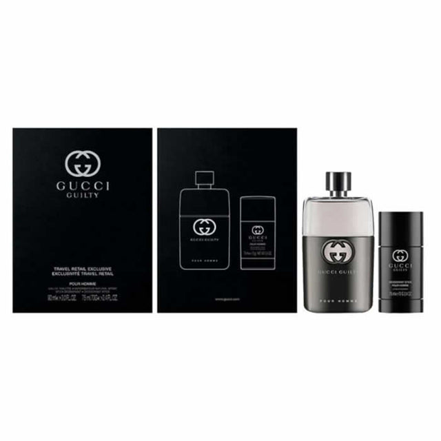 Gucci Guilty Homme Eau De Toilette Spray 90ml Set 2 Pieces - Feel You