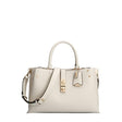 Guess, Albury, Synthetic Leather, Textile Bag, White, For Women, 31.5 x 22 x 13.5 cm - Feel You