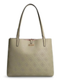 Guess, Amara, 4G Logo, Textile Crossbody Bag, Olive Green, HWSG8493100, 34 x 29 x 11 cm, For Women - Feel You