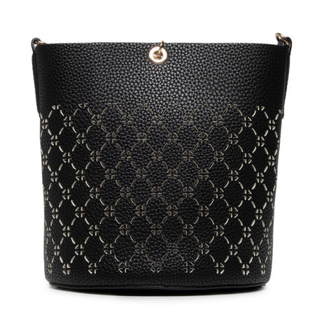 Guess, Amara, Synthetic Leather, Textile Backpack, Black, XG849301, For Women, 18/21 x 20 x 14 / 14/18 x 17.5 x 6.5 cm - Feel You