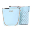 Guess, Amara, Synthetic Leather, Textile Bag, Surf, XG849301, For Women, 18/21 x 20 x 14 / 14/18 x 17.5 x 6.5 cm - Feel You