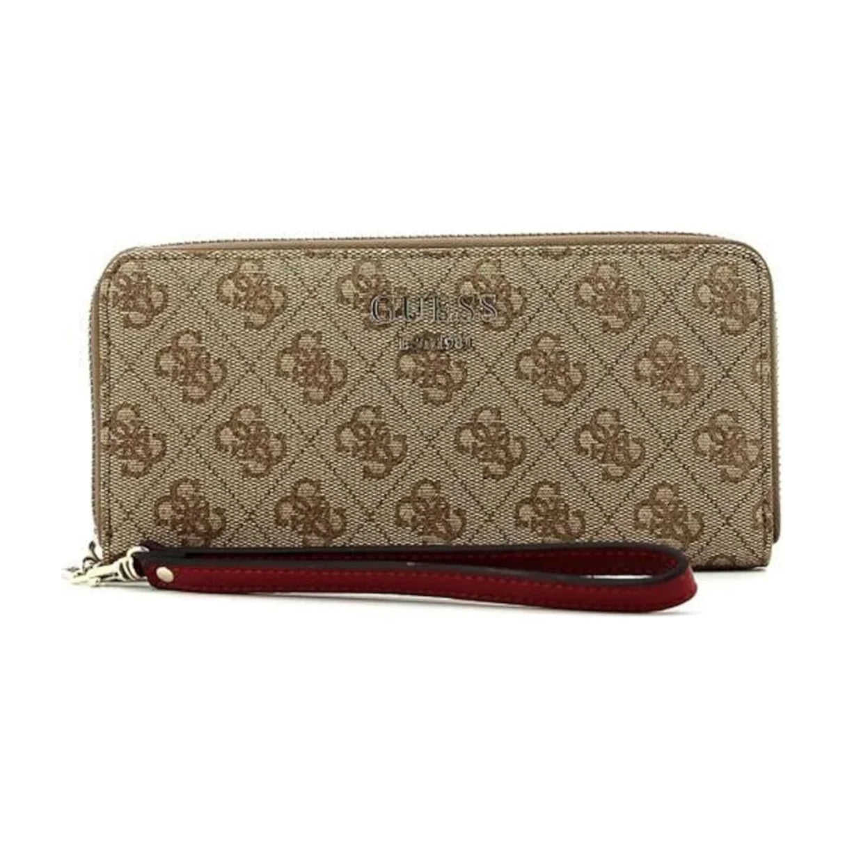 Guess, Amara, Textile Wallet, 4G Logo, SWSG6995460, Black, For Women - Feel You
