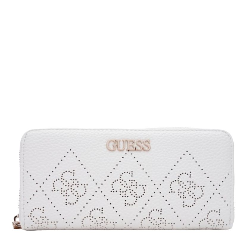 Guess, Amara, Textile Wallet, Logo Detail, SWSG6995460, White, For Women - Feel You