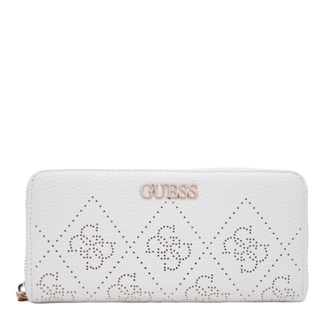 Guess, Amara, Textile Wallet, Logo Detail, SWSG6995460, White, For Women - Feel You