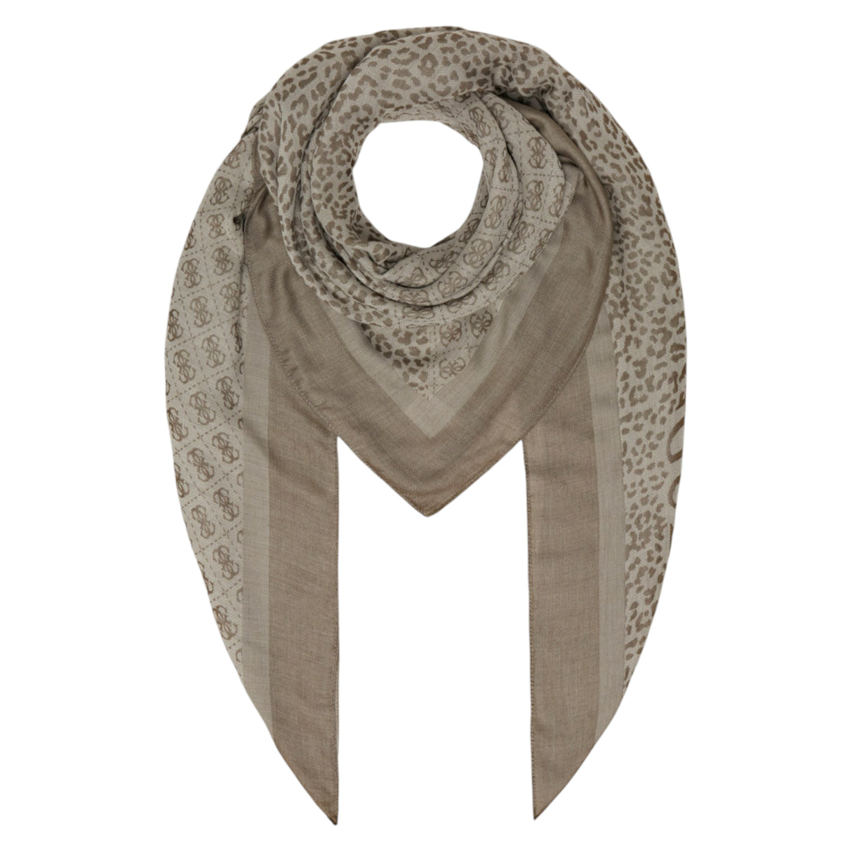 Guess, Animalier, Textile Scarf, 4G Logo, AW8853 POL03, 135 x 135 cm, For Women - Feel You