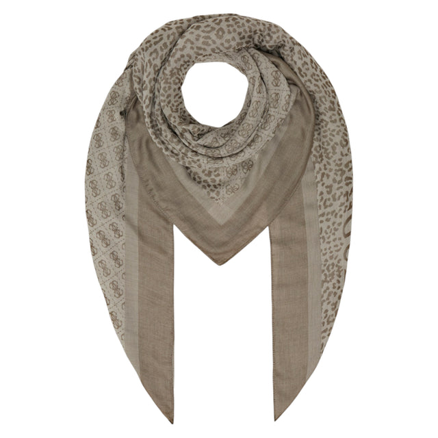Guess, Animalier, Textile Scarf, 4G Logo, AW8853 POL03, 135 x 135 cm, For Women - Feel You