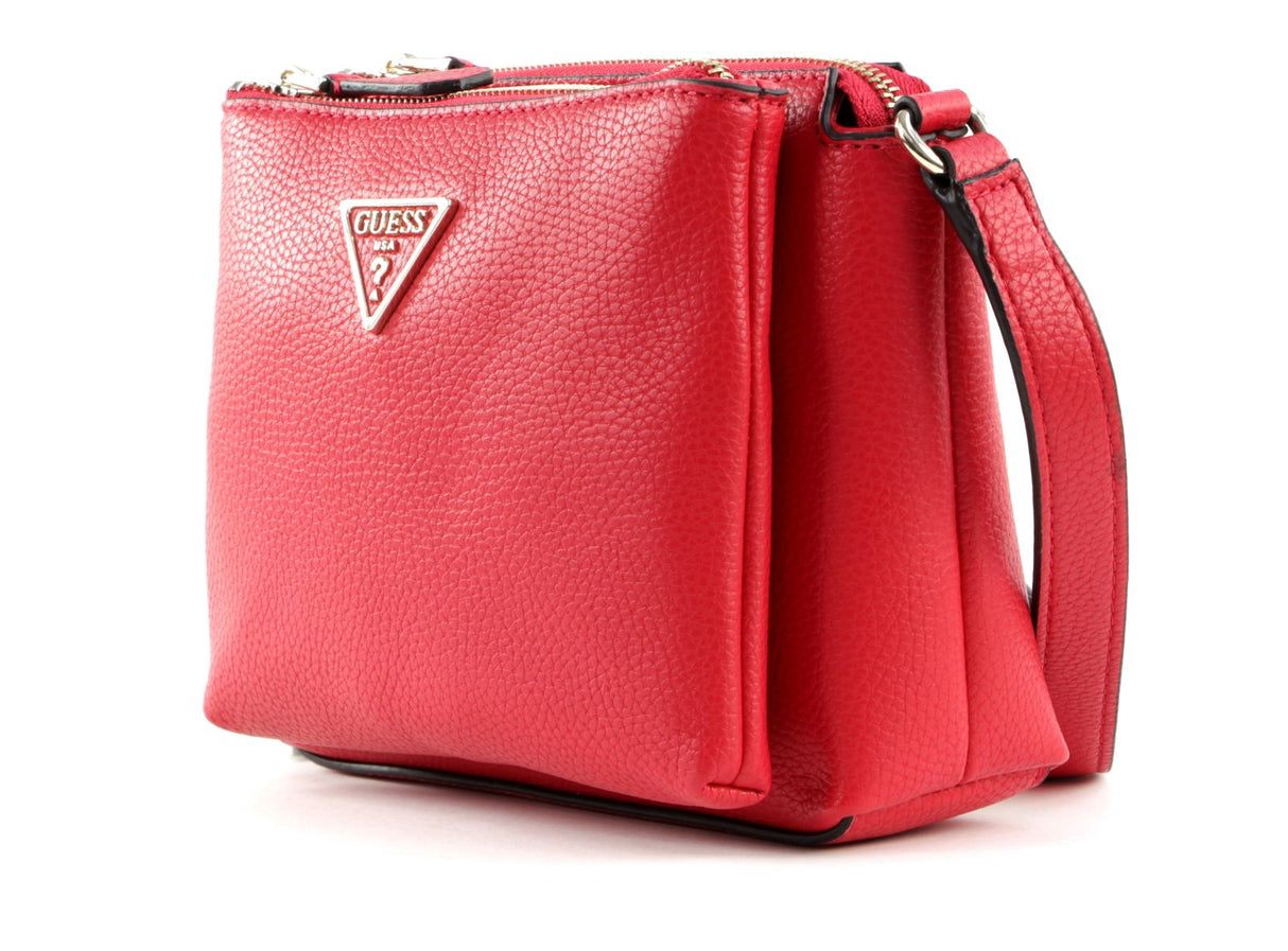 Guess, Becca, Textile Crossbody Bag, Red, For Women - Feel You