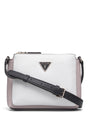 Guess, Becca, Textile Crossbody Bag, White Pink, For Women - Feel You