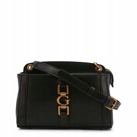 Guess, Brianna, Synthetic Leather, Textile Crossbody Bag, Black, HWVB8489140BLA, For Women - Feel You