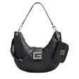 Guess, Brightside, Polyurethane, Textile Bag, Mini, Black, For Women - Feel You