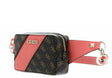 Guess, Camy, Textile Fanny Pack, 4G Logo, Coral/Brown, For Women - Feel You