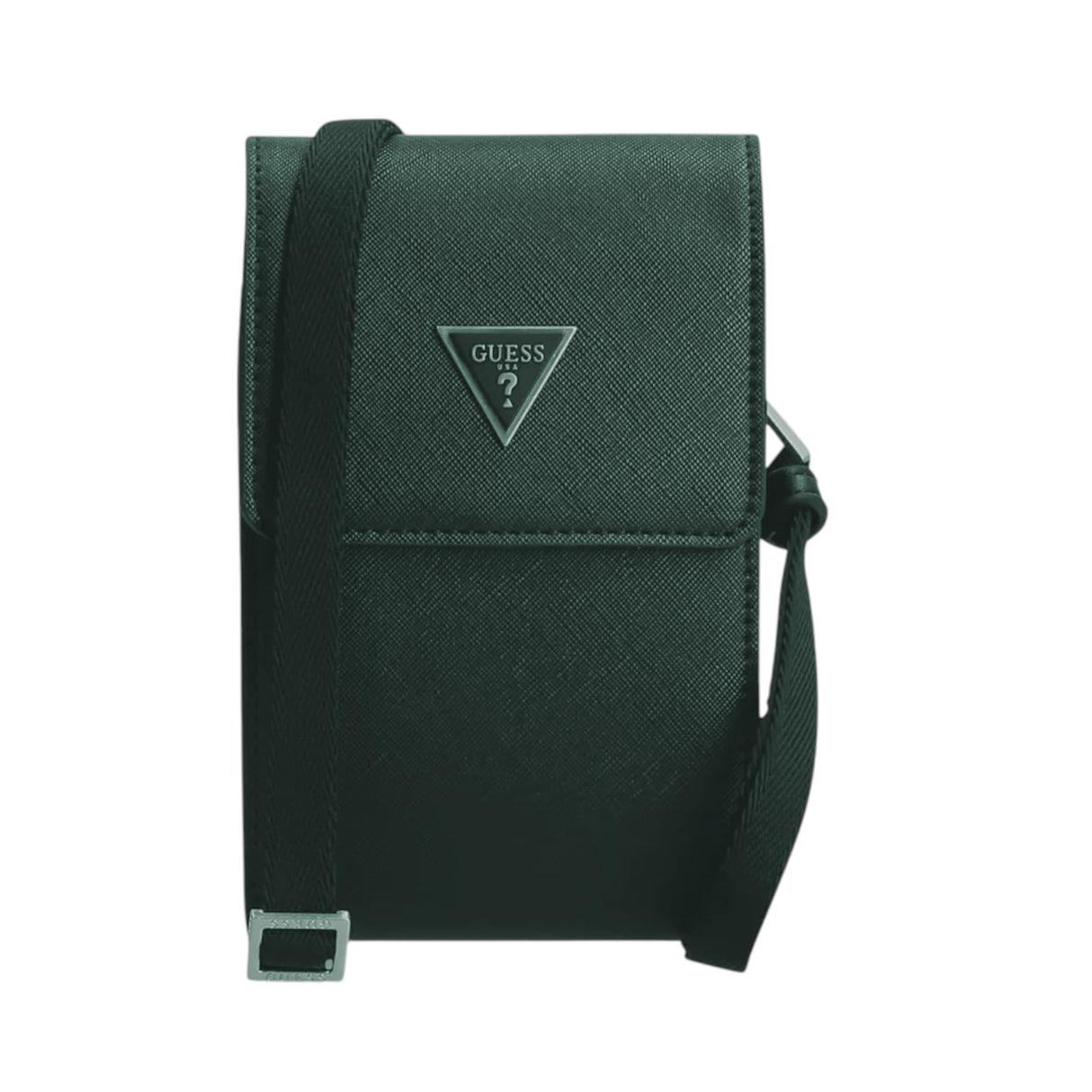 Guess, Certosa, Polyurethane, Textile Crossbody Bag, Grey, HMCERTP2285, 22 x 23.5 x 5 cm, For Men - Feel You