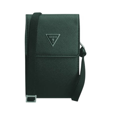 Guess, Certosa, Polyurethane, Textile Crossbody Bag, Grey, HMCERTP2285, 22 x 23.5 x 5 cm, For Men - Feel You