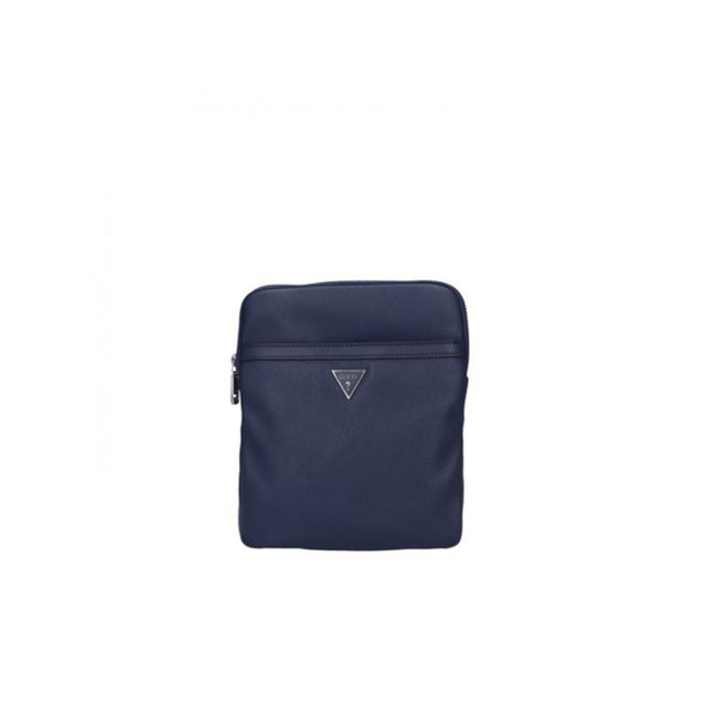 Guess, Certosa, Textile Crossbody Bag, Blue, HMECRNP2258BLU, 22.5 x 23 x 6 cm, For Men - Feel You