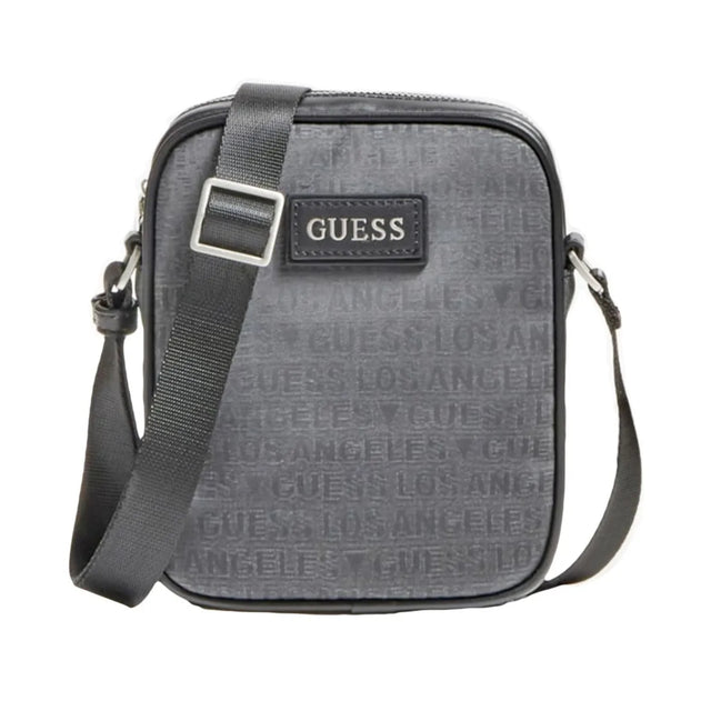 Guess, Dan, Document Holder, Textile Crossbody Bag, Black, HMDLJCP0317, For Men - Feel You