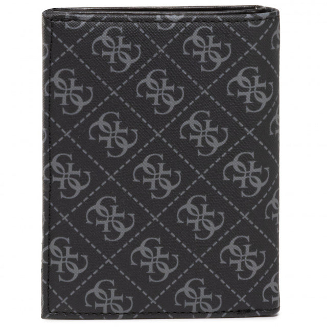 Guess, Dan, Textile Wallet, Small, Black, For Men - Feel You