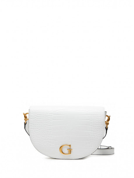Guess, Danna, Polyurethane, Textile Bag, White, HWCA8420190WHI, For Women, 24 x 17 x 5 cm - Feel You