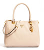 Guess, Destiny, Polyurethane, Textile Handbag, Society Caryall, Mushroom, HWVB78 78100 - Feel You