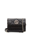Guess, Dilla Mini Convertible Xbody, Textile Bag, Belt, Black, For Women, 18x13x6 cm - Feel You