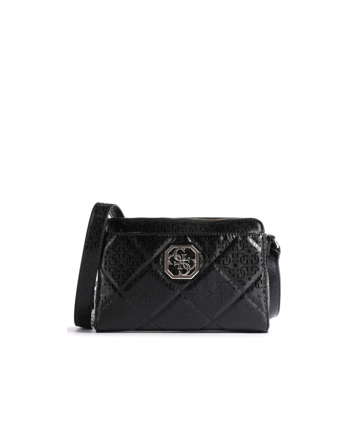 Guess, Dilla, Textile Crossbody Bag, Black, Mini, For Women - Feel You