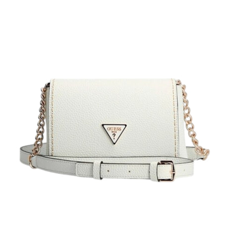 Guess, Downtown Chic Mini, Synthetic Leather, Textile Bag, White, XG838578, For Women - Feel You