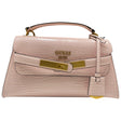 Guess, Enisa, Polyurethane, Textile Bag, Powder Pink, CA842120, For Women, 29 x 16.5 x 11 cm - Feel You