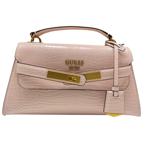 Guess, Enisa, Polyurethane, Textile Bag, Powder Pink, CA842120, For Women, 29 x 16.5 x 11 cm - Feel You