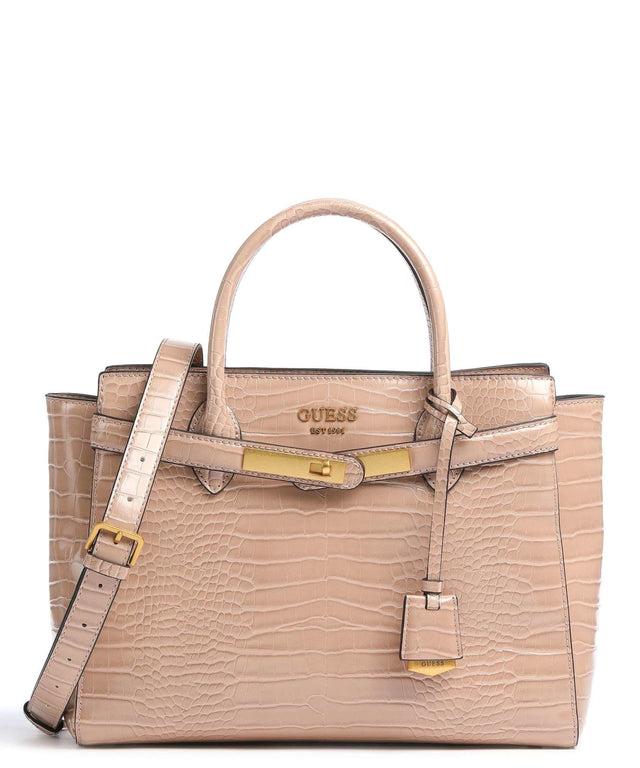 Guess, Enisa, Textile Bag, Light Brown, HWCA8421060CAM, For Women - Feel You
