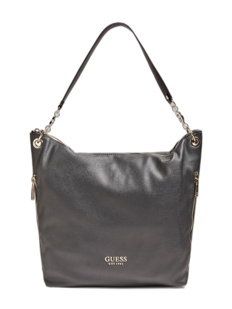 Guess, G Chain, Textile Bag, Black, For Women - Feel You