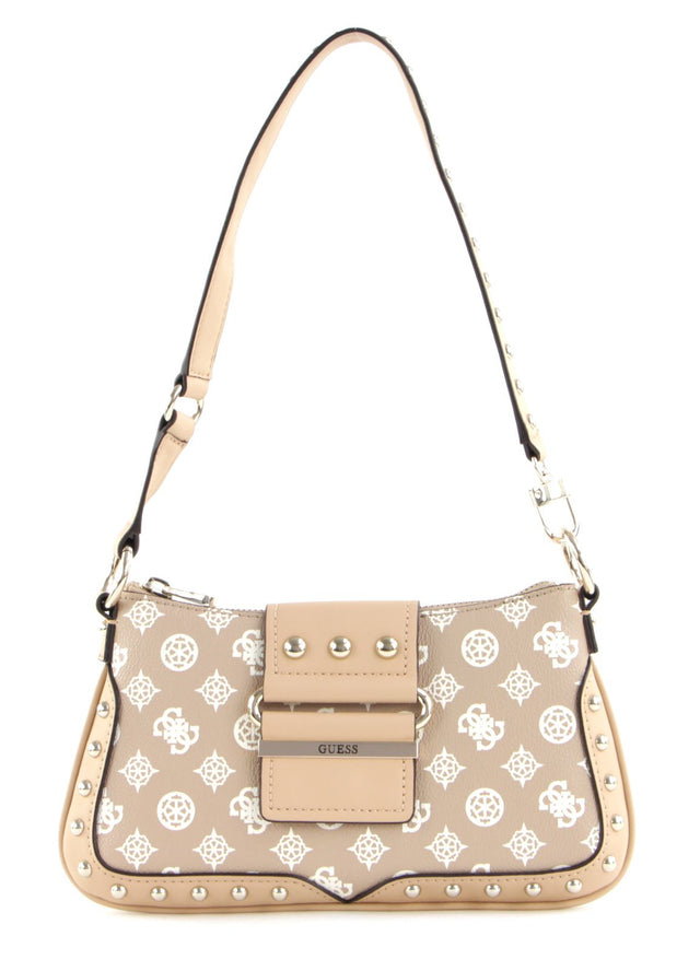 Guess, Greta, Textile Handbag, Mini, Sand, hwvb81 29210, 16 x 29 x 5.3 cm - Feel You