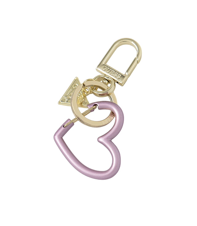 Guess, Guess, Heart Shape, Metal Keyring, RW7424, Purple - Feel You