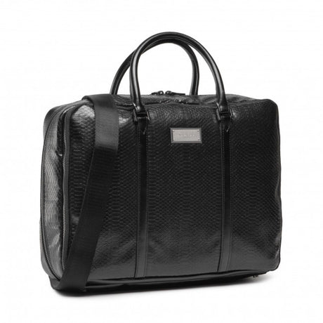 Guess, Guess, Leather, Leather Briefcase, Laptop Compartiment, Black, 40 x 30 x 9 cm, For Men - Feel You