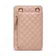 Guess, Guess, Synthetic Leather, Textile Bag, Pouch Phone, Pink, PW1510P2301, For Women, 11 x 16.5 x 1.5 cm - Feel You